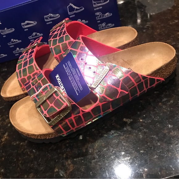 NWT Birkenstock gator gleam Raspberry - Picture 6 of 8